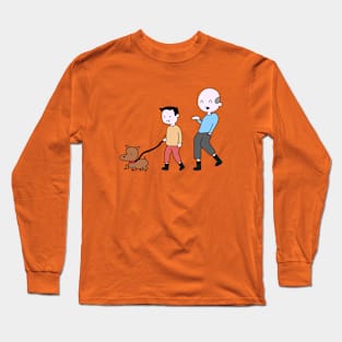 Walking the dog Long Sleeve T-Shirt